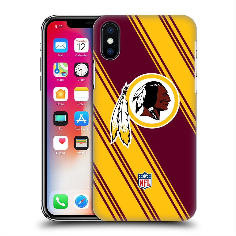 WASHINGTON REDSKINS（NFL） ワシントンレッドスキンズ - Stripes ハード case / Apple iPhoneケース 【公式 / オフィシャル】