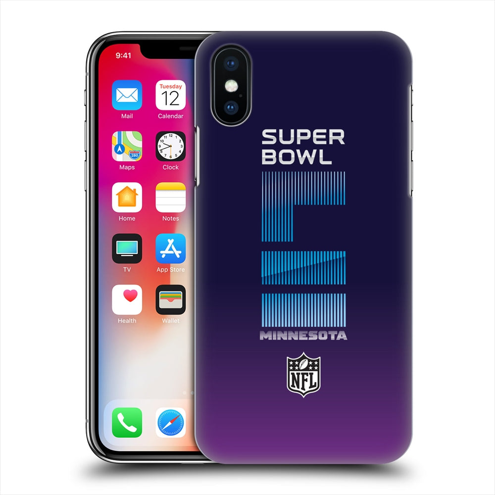 MINNESOTA VIKINGS（NFL） ミネソタバイキングス - Minnesota Text ハード case / Apple iPhoneケース 【公式 / オフィシャル】