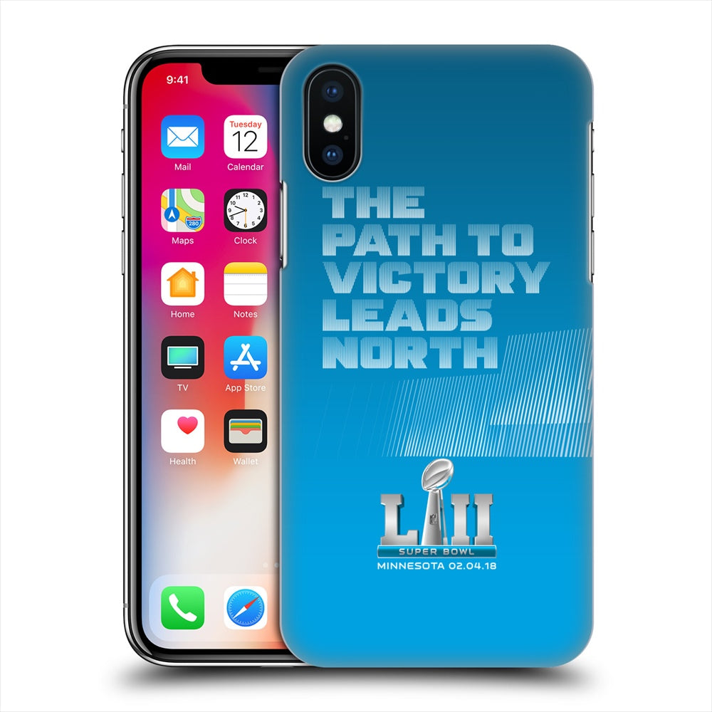 MINNESOTA VIKINGS（NFL） ミネソタバイキングス - Victory Leads North ハード case / Apple iPhoneケース 【公式 / オフィシャル】