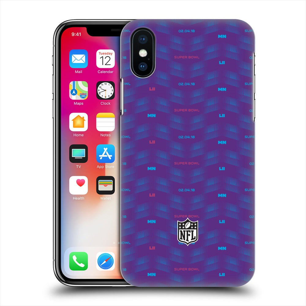 MINNESOTA VIKINGS（NFL） ミネソタバイキングス - Pattern ハード case / Apple iPhoneケース 【公式 / オフィシャル】