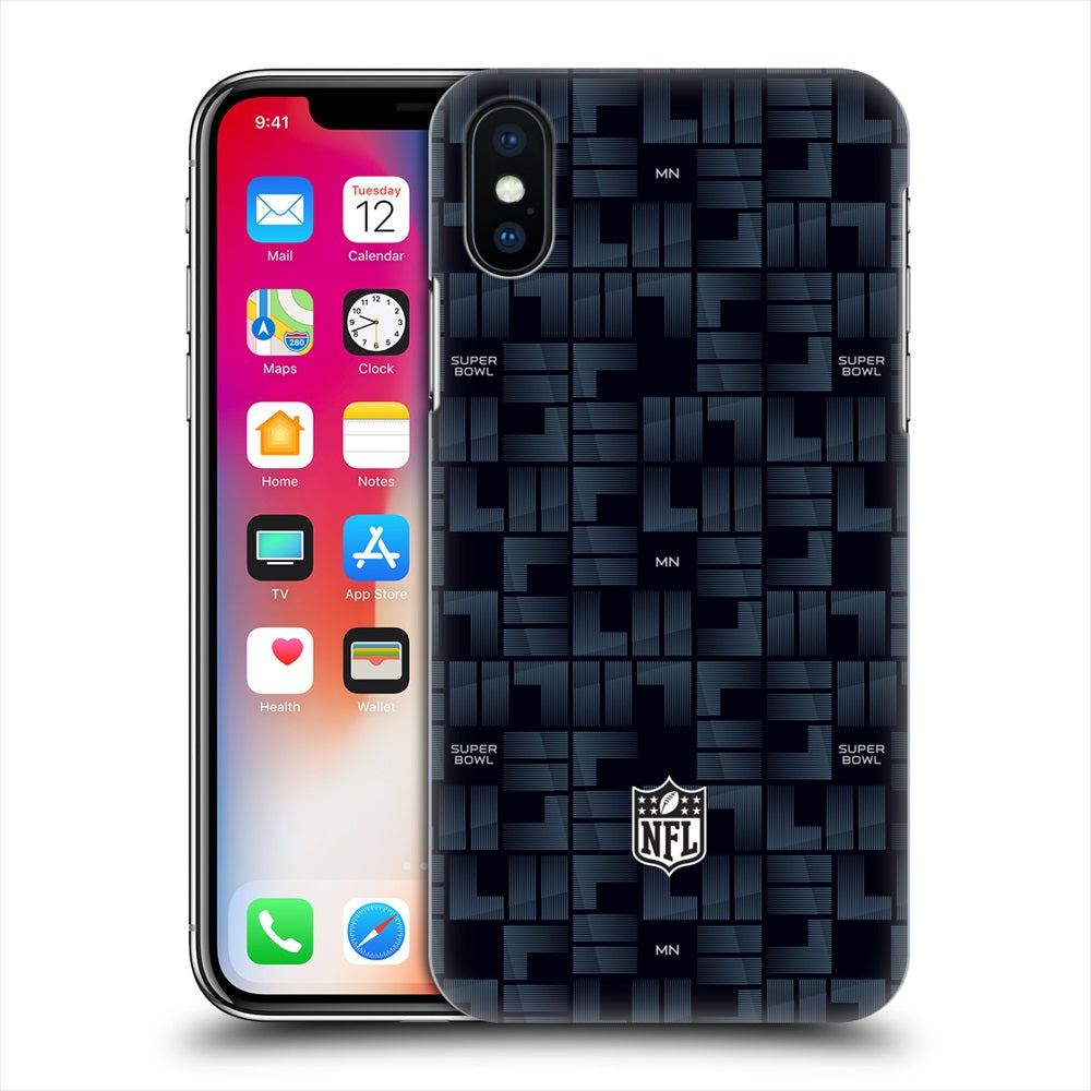 MINNESOTA VIKINGS（NFL） ミネソタバイキングス - Pattern 3 ハード case / Apple iPhoneケース 【公式 / オフィシャル】