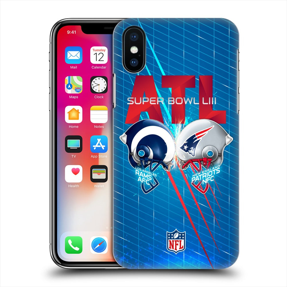 NEW ENGLAND PATRIOTS（NFL） パッツ - Rams vs Patriots ハード case / Apple iPhoneケース 【公式 / オフィシャル】