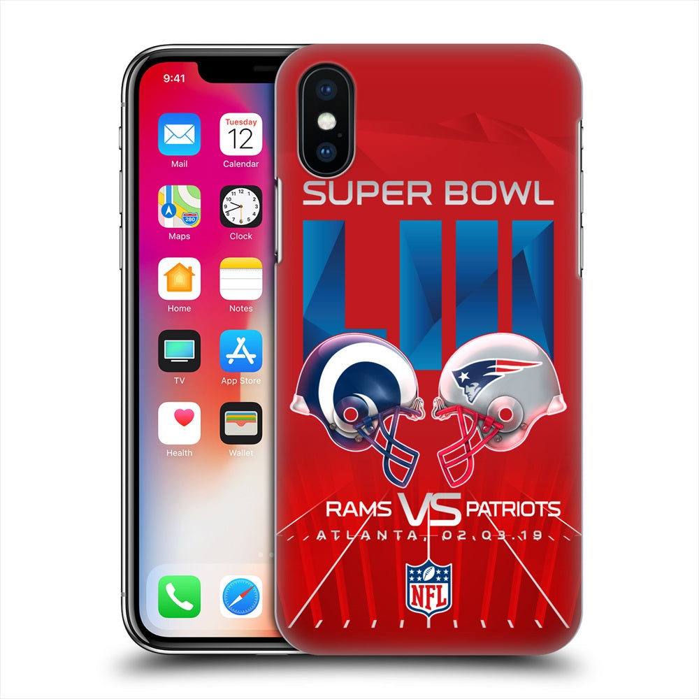 NEW ENGLAND PATRIOTS（NFL） パッツ - Rams vs Patriots 2 ハード case / Apple iPhoneケース 【公式 / オフィシャル】