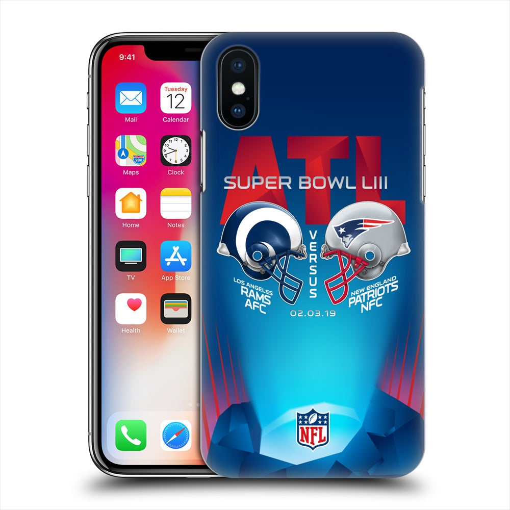 NEW ENGLAND PATRIOTS（NFL） パッツ - Rams vs Patriots 3 ハード case / Apple iPhoneケース 【公式 / オフィシャル】