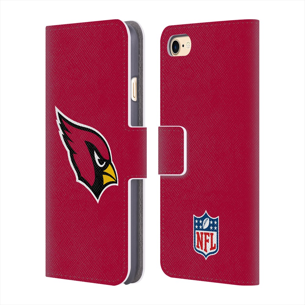 ARIZONA CARDINALS（NFL） アリゾナカージナルス - Plain レザー手帳型 / Apple iPhoneケース 【公式 / オフィシャル】