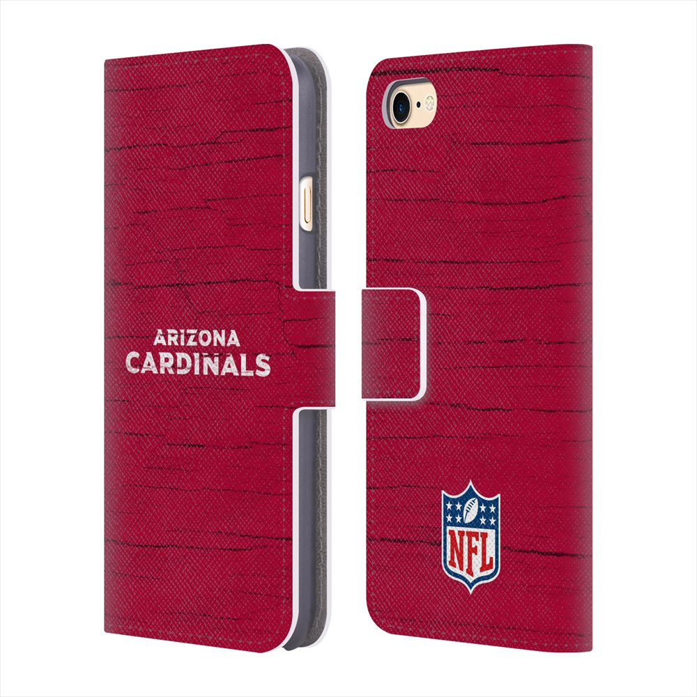 ARIZONA CARDINALS（NFL） アリゾナカージナルス - Distressed レザー手帳型 / Apple iPhoneケース 【公式 / オフィシャル】