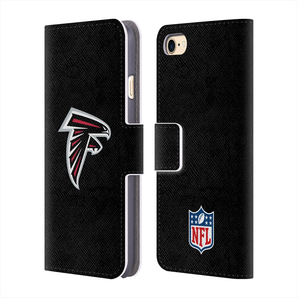 ATLANTA FALCONS（NFL） アトランタファルコンズ - Plain レザー手帳型 / Apple iPhoneケース 【公式 / オフィシャル】