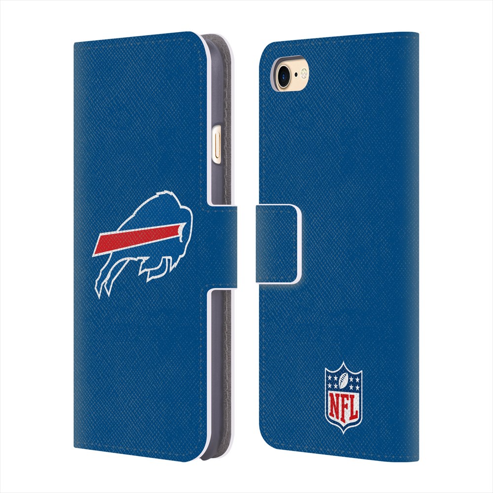 BUFFALO BILLS（NFL） バッファロービルズ - Plain レザー手帳型 / Apple iPhoneケース 【公式 / オフィシャル】