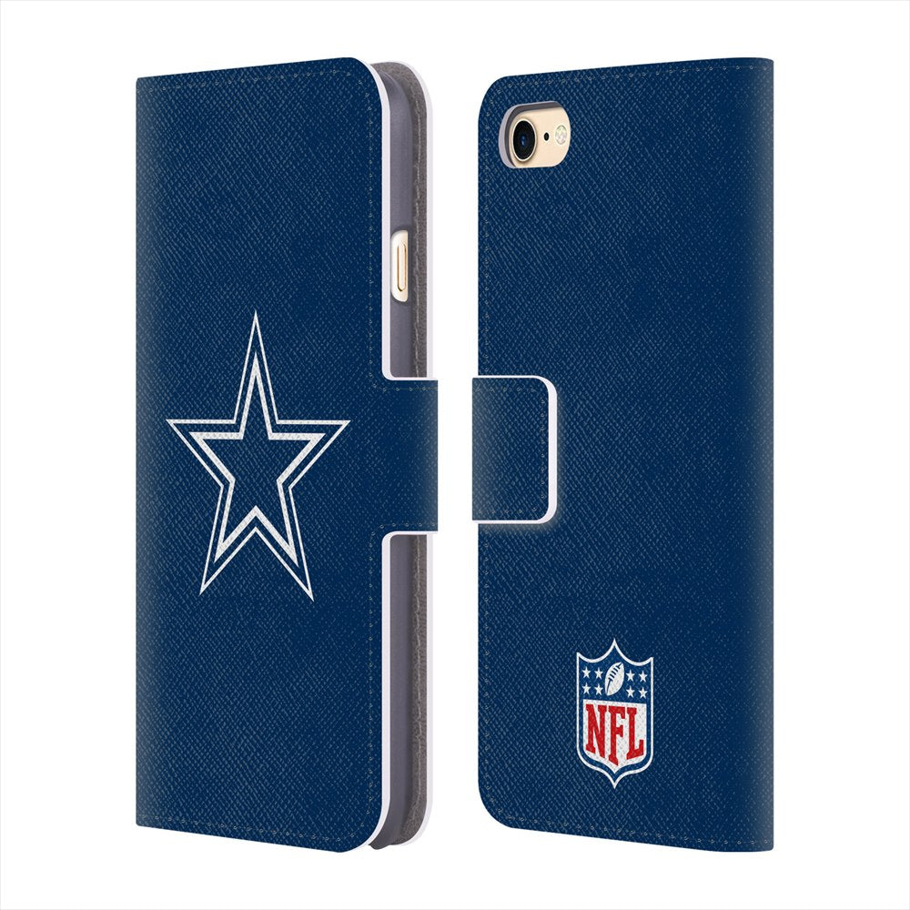 DALLAS COWBOYS（NFL） ダラスカウボーイズ - Plain レザー手帳型 / Apple iPhoneケース 【公式 / オフィシャル】