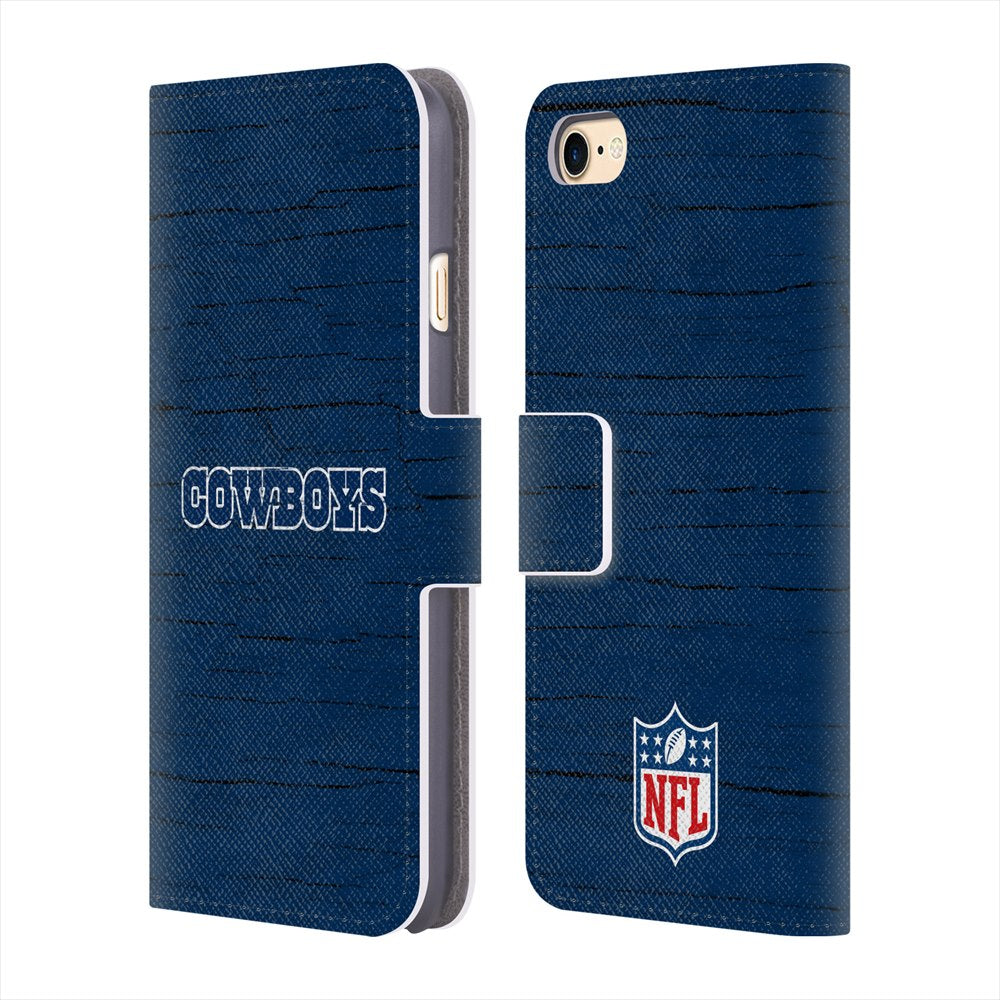 DALLAS COWBOYS（NFL） ダラスカウボーイズ - Distressed レザー手帳型 / Apple iPhoneケース 【公式 / オフィシャル】