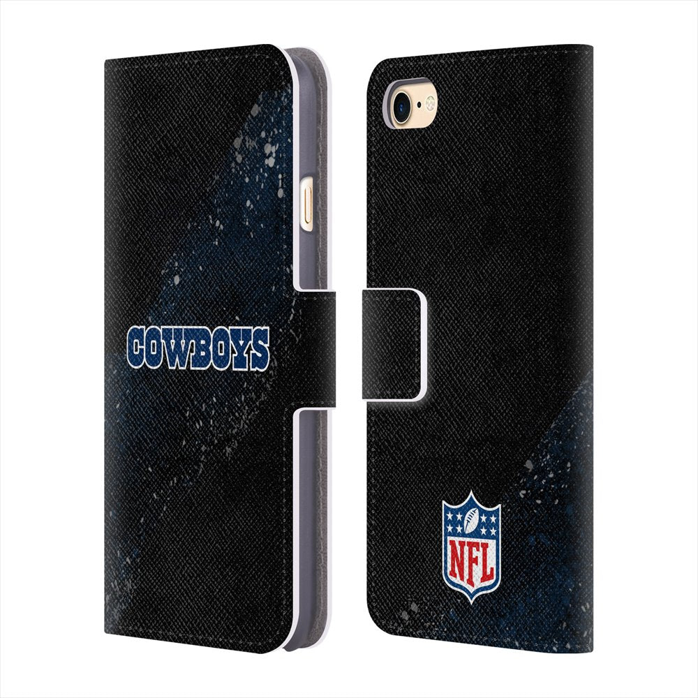 DALLAS COWBOYS（NFL） ダラスカウボーイズ - Blur レザー手帳型 / Apple iPhoneケース 【公式 / オフィシャル】