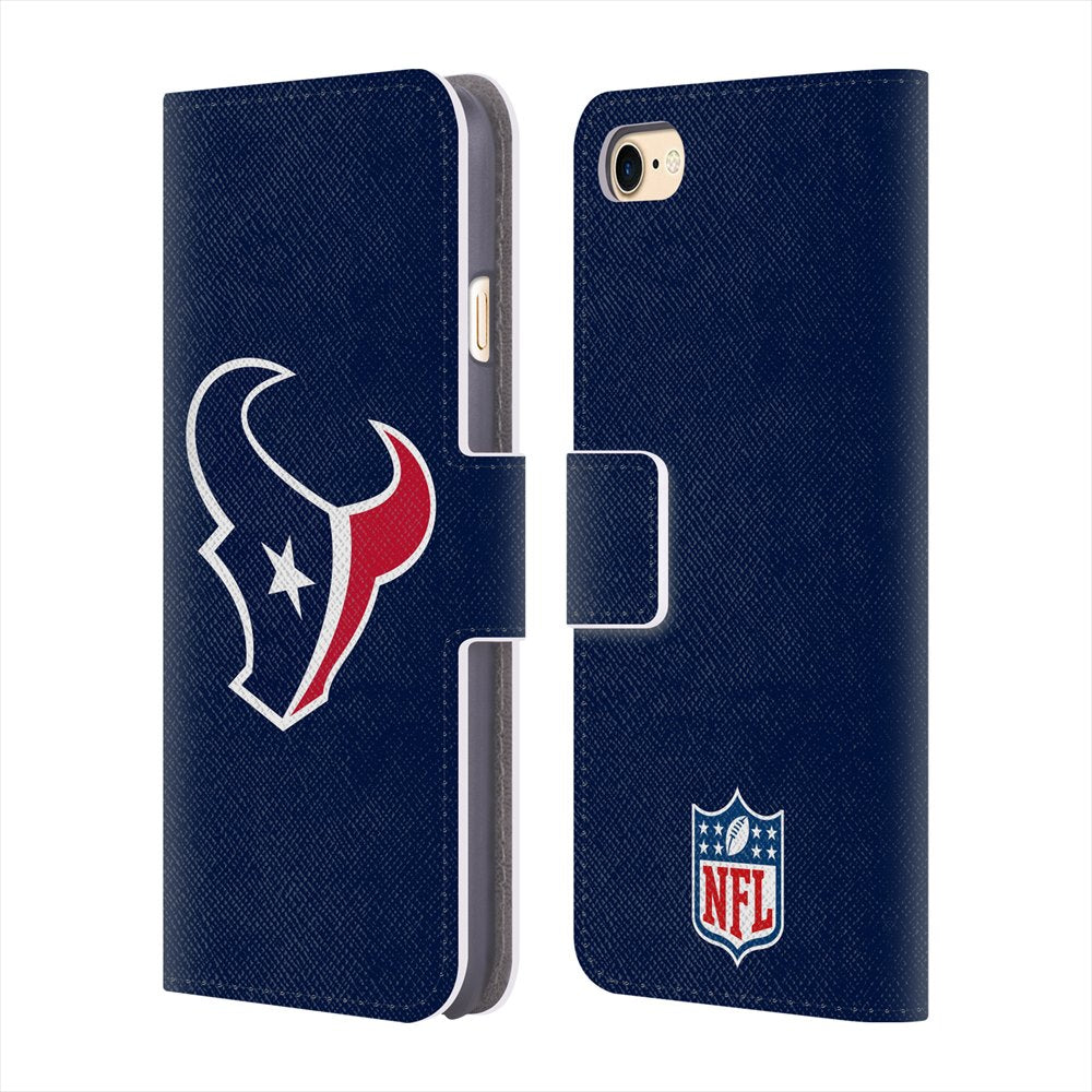 HOUSTON TEXANS（NFL） ヒューストンテキサンズ - Plain レザー手帳型 / Apple iPhoneケース 【公式 / オフィシャル】