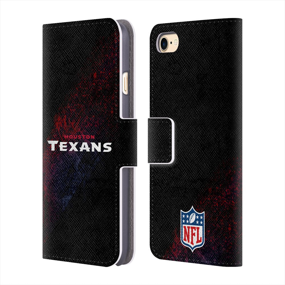 HOUSTON TEXANS（NFL） ヒューストンテキサンズ - Blur レザー手帳型 / Apple iPhoneケース 【公式 / オフィシャル】