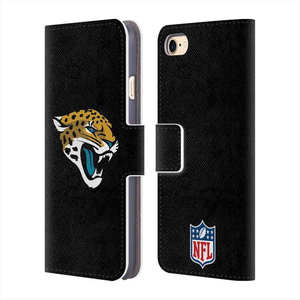 JACKSONVILLE JAGUARS（NFL） ジャクソンビルジャガーズ - Plain レザー手帳型 / Apple iPhoneケース 【公式 / オフィシャル】