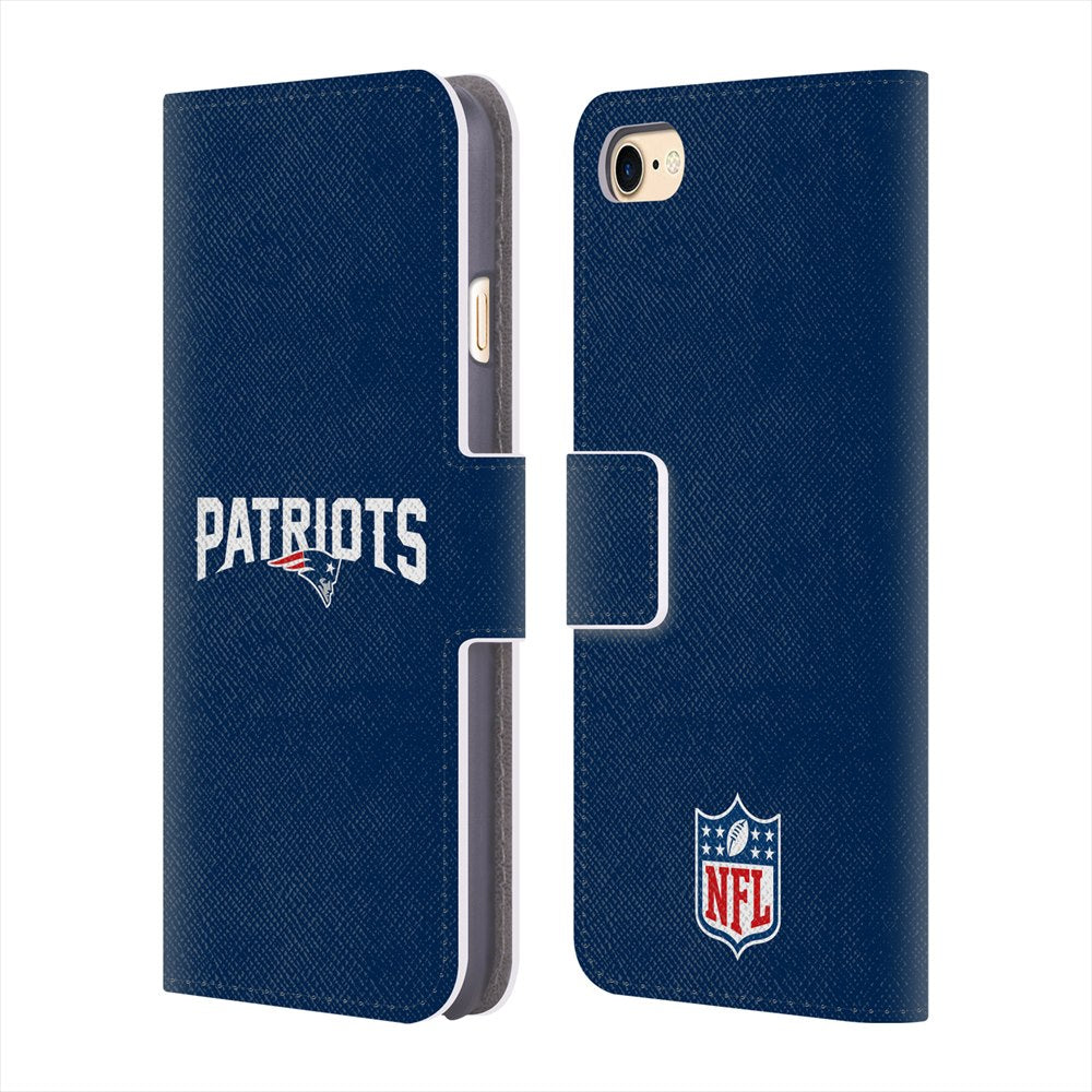 NEW ENGLAND PATRIOTS（NFL） パッツ - Plain レザー手帳型 / Apple iPhoneケース 【公式 / オフィシャル】