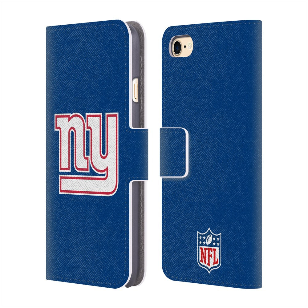 NEW YORK GIANTS（NFL） ニューヨークジャイアンツ - Plain レザー手帳型 / Apple iPhoneケース 【公式 / オフィシャル】