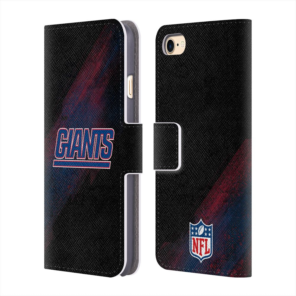 NEW YORK GIANTS（NFL） ニューヨークジャイアンツ - Blur レザー手帳型 / Apple iPhoneケース 【公式 / オフィシャル】