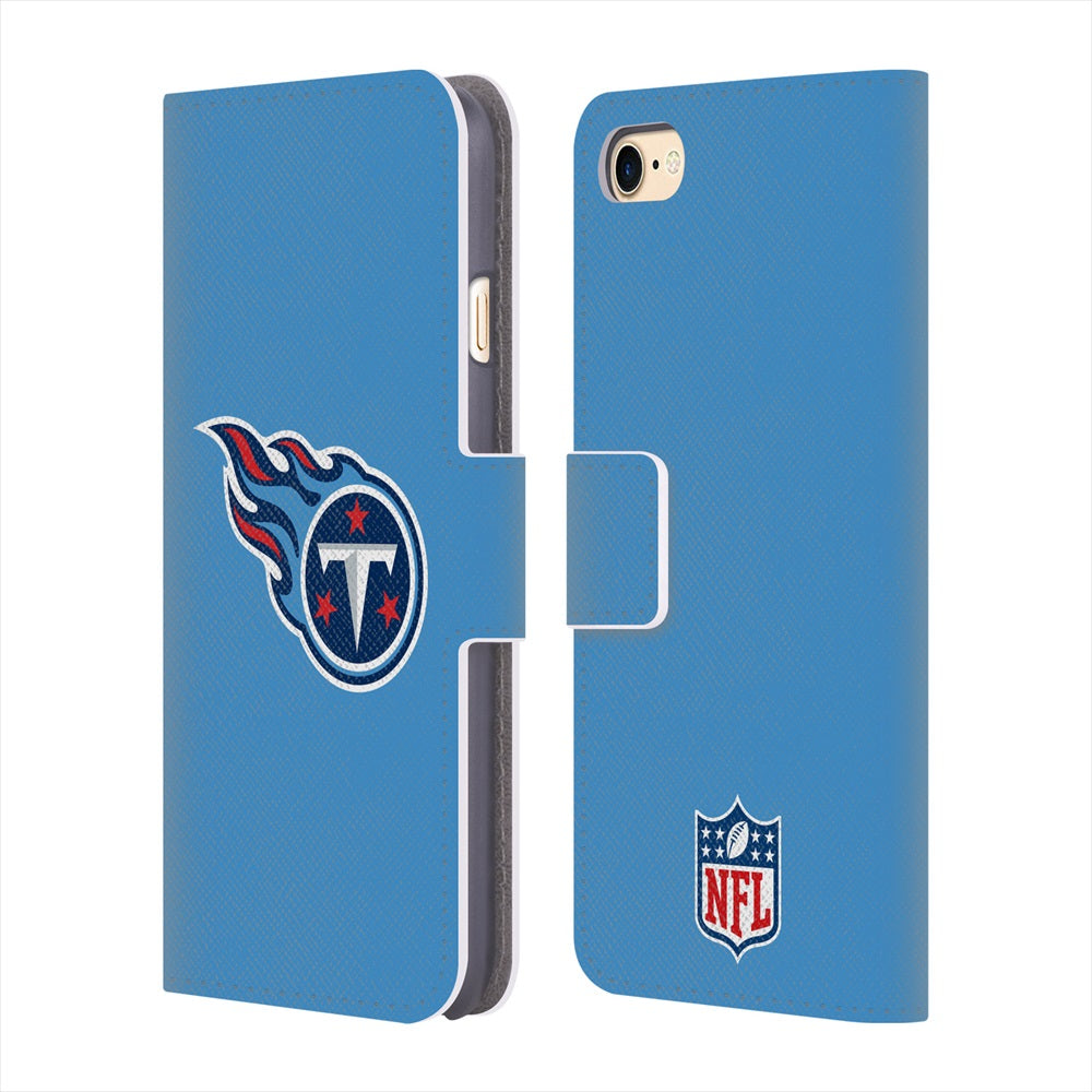 TENNESSEE TITANS（NFL） テネシータイタンズ - Plain レザー手帳型 / Apple iPhoneケース 【公式 / オフィシャル】