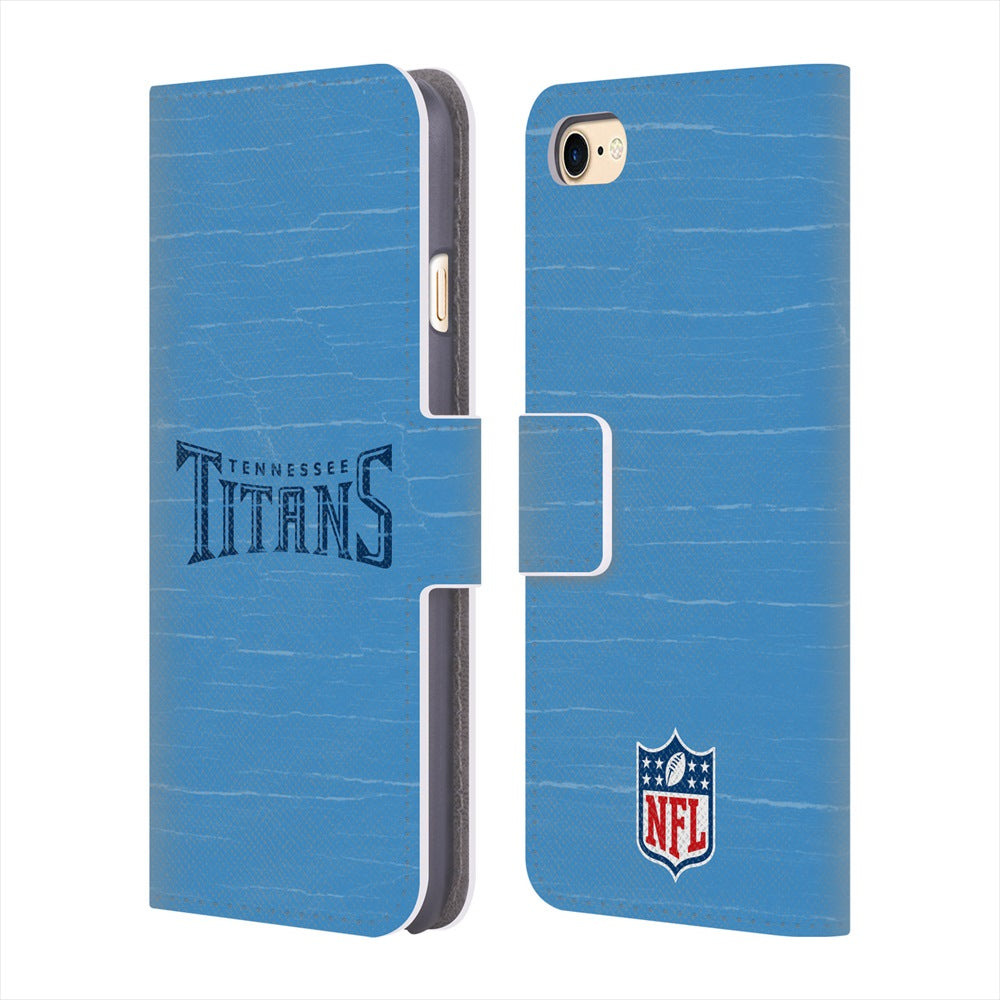 TENNESSEE TITANS（NFL） テネシータイタンズ - Distressed レザー手帳型 / Apple iPhoneケース 【公式 / オフィシャル】