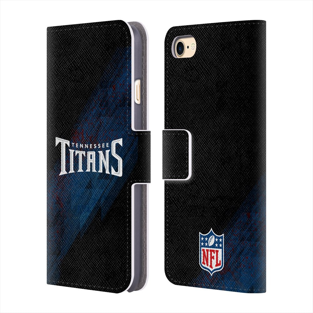 TENNESSEE TITANS（NFL） テネシータイタンズ - Blur レザー手帳型 / Apple iPhoneケース 【公式 / オフィシャル】