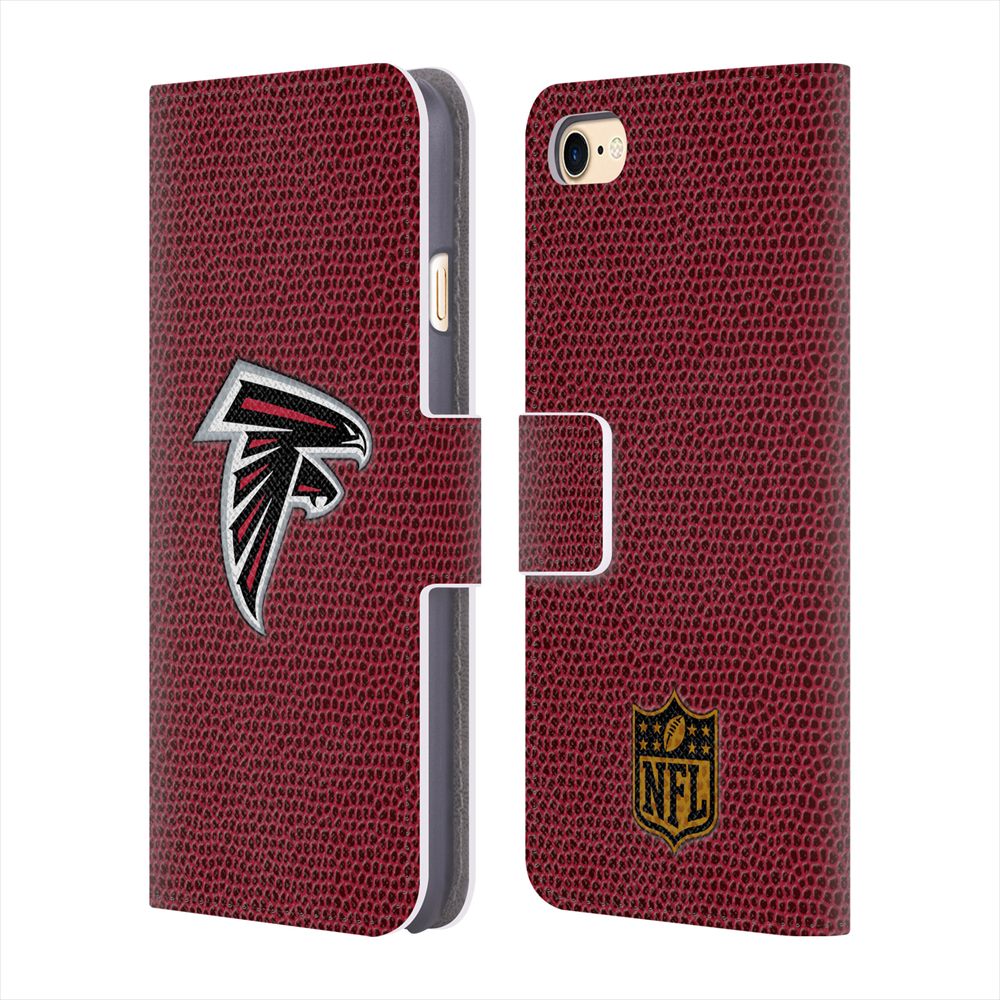 ATLANTA FALCONS（NFL） アトランタファルコンズ - Logo / Football レザー手帳型 / Apple iPhoneケース 【公式 / オフィシャル】