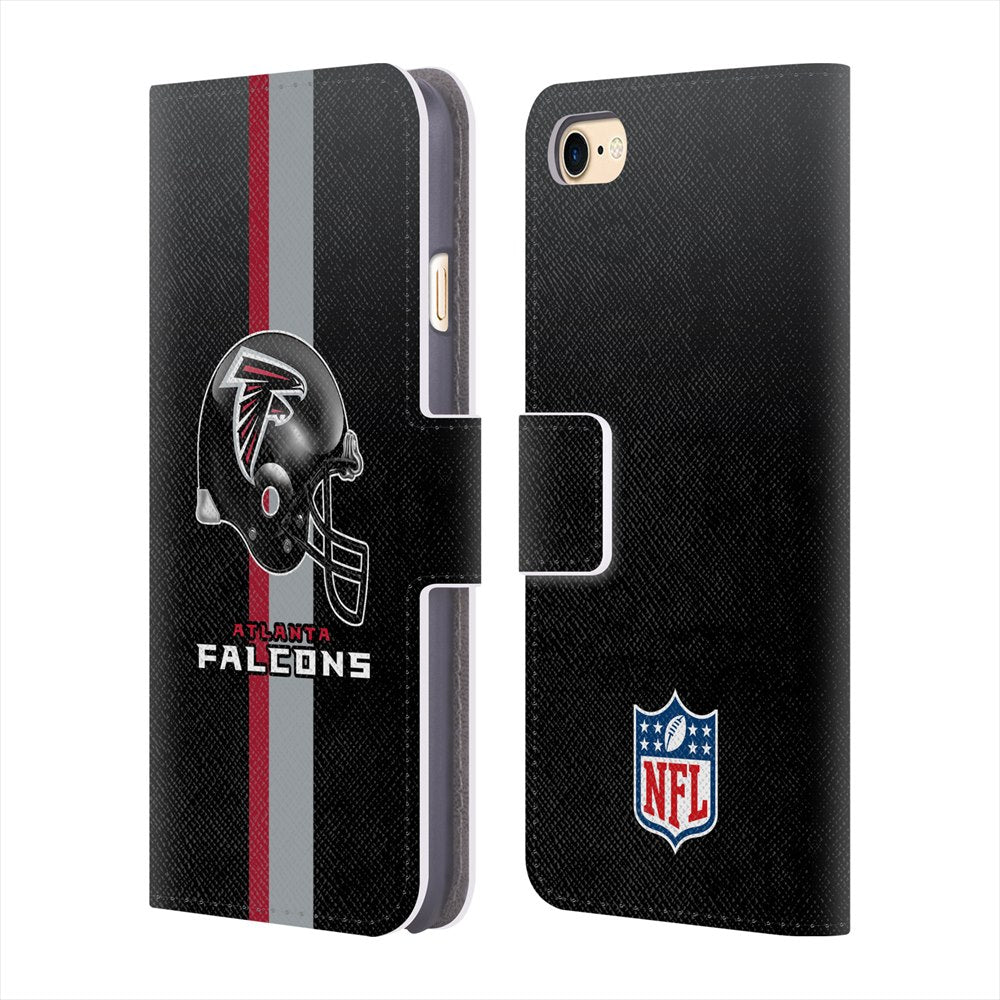 ATLANTA FALCONS（NFL） アトランタファルコンズ - Helmet レザー手帳型 / Apple iPhoneケース 【公式 / オフィシャル】