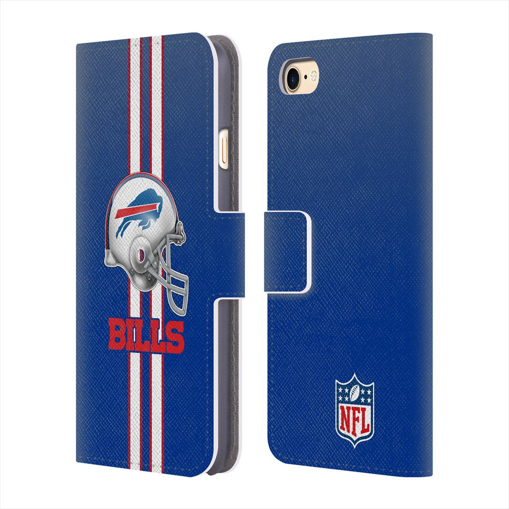 BUFFALO BILLS（NFL） バッファロービルズ - Helmet レザー手帳型 / Apple iPhoneケース 【公式 / オフィシャル】