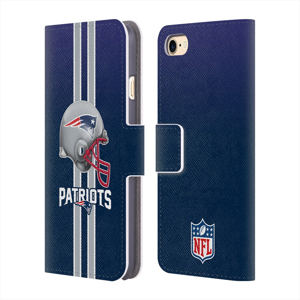 NEW ENGLAND PATRIOTS（NFL） パッツ - Helmet レザー手帳型 / Apple iPhoneケース 【公式 / オフィシャル】