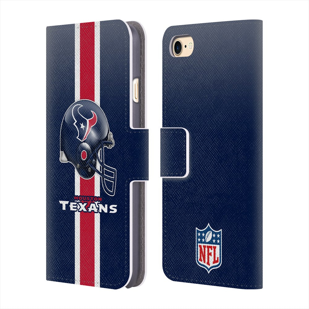 HOUSTON TEXANS（NFL） ヒューストンテキサンズ - Helmet レザー手帳型 / Apple iPhoneケース 【公式 / オフィシャル】