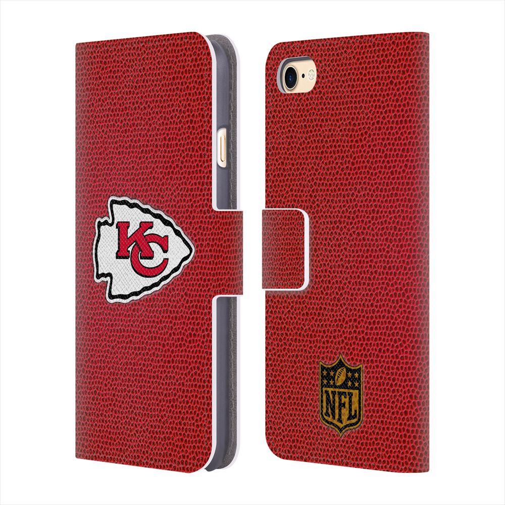 KANSAS CITY CHIEFS（NFL） カンザスシティチーフス - Football レザー手帳型 / Apple iPhoneケース 【公式 / オフィシャル】