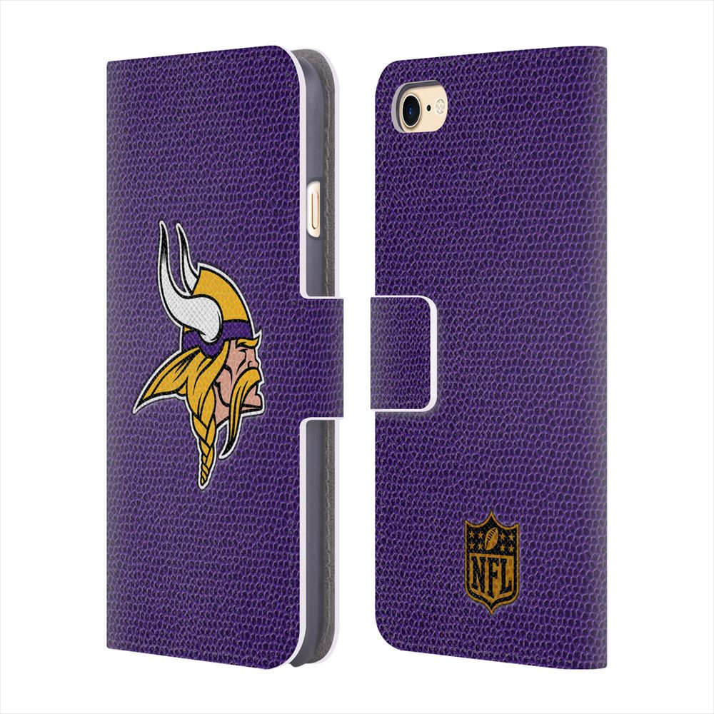 MINNESOTA VIKINGS（NFL） ミネソタバイキングス - Football レザー手帳型 / Apple iPhoneケース 【公式 / オフィシャル】