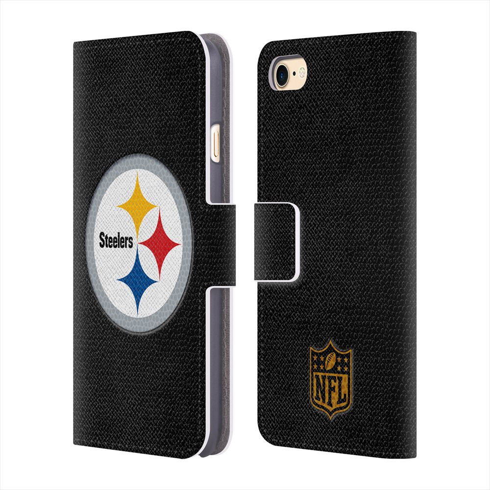 PITTSBURGH STEELERS（NFL） ピッツバーグスティーラーズ - Football レザー手帳型 / Apple iPhoneケース 【公式 / オフィシャル】