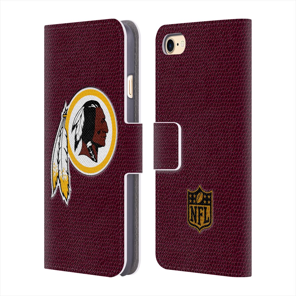 WASHINGTON REDSKINS（NFL） ワシントンレッドスキンズ - Football レザー手帳型 / Apple iPhoneケース 【公式 / オフィシャル】