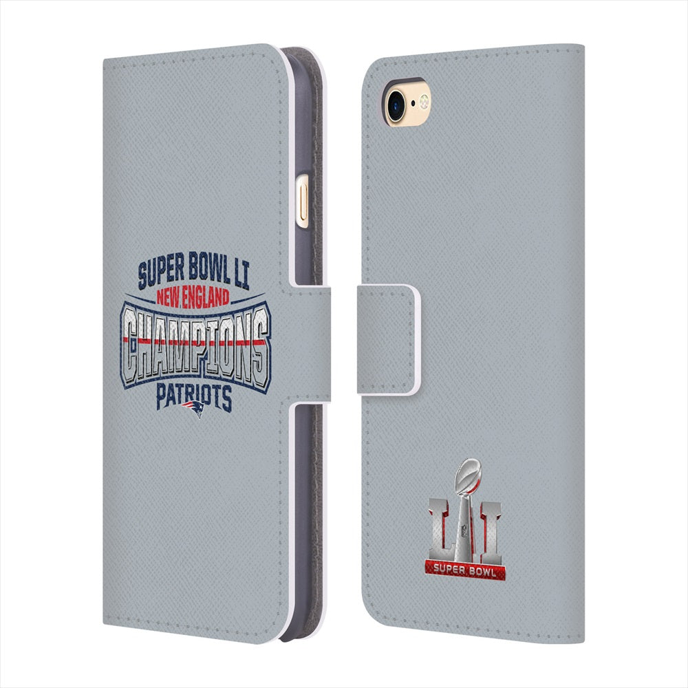 NEW ENGLAND PATRIOTS（NFL） パッツ - New England Patriots 2 レザー手帳型 / Apple iPhoneケース 【公式 / オフィシャル】