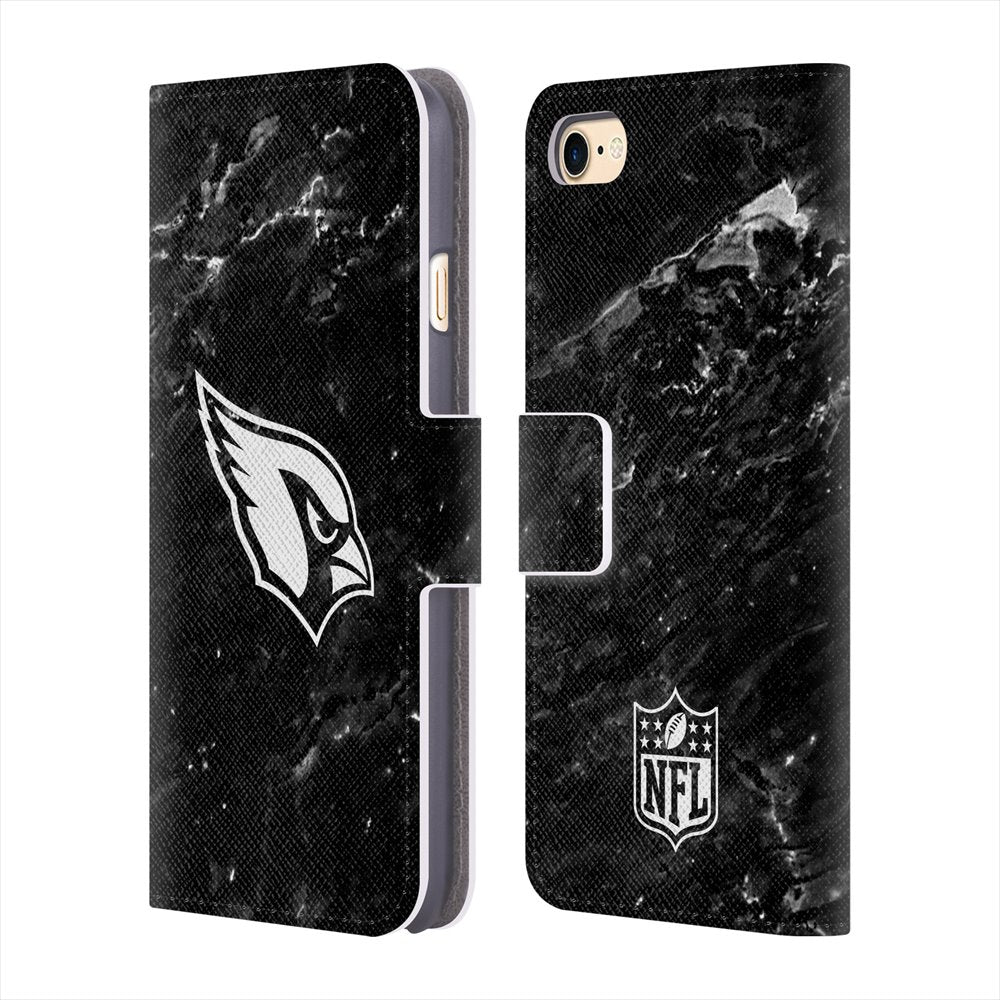 ARIZONA CARDINALS（NFL） アリゾナカージナルス - Marble レザー手帳型 / Apple iPhoneケース 【公式 / オフィシャル】