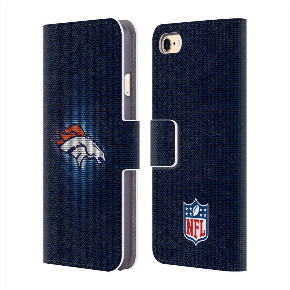 DENVER BRONCOS（NFL） デンバーブロンコス - LED レザー手帳型 / Apple iPhoneケース 【公式 / オフィシャル】