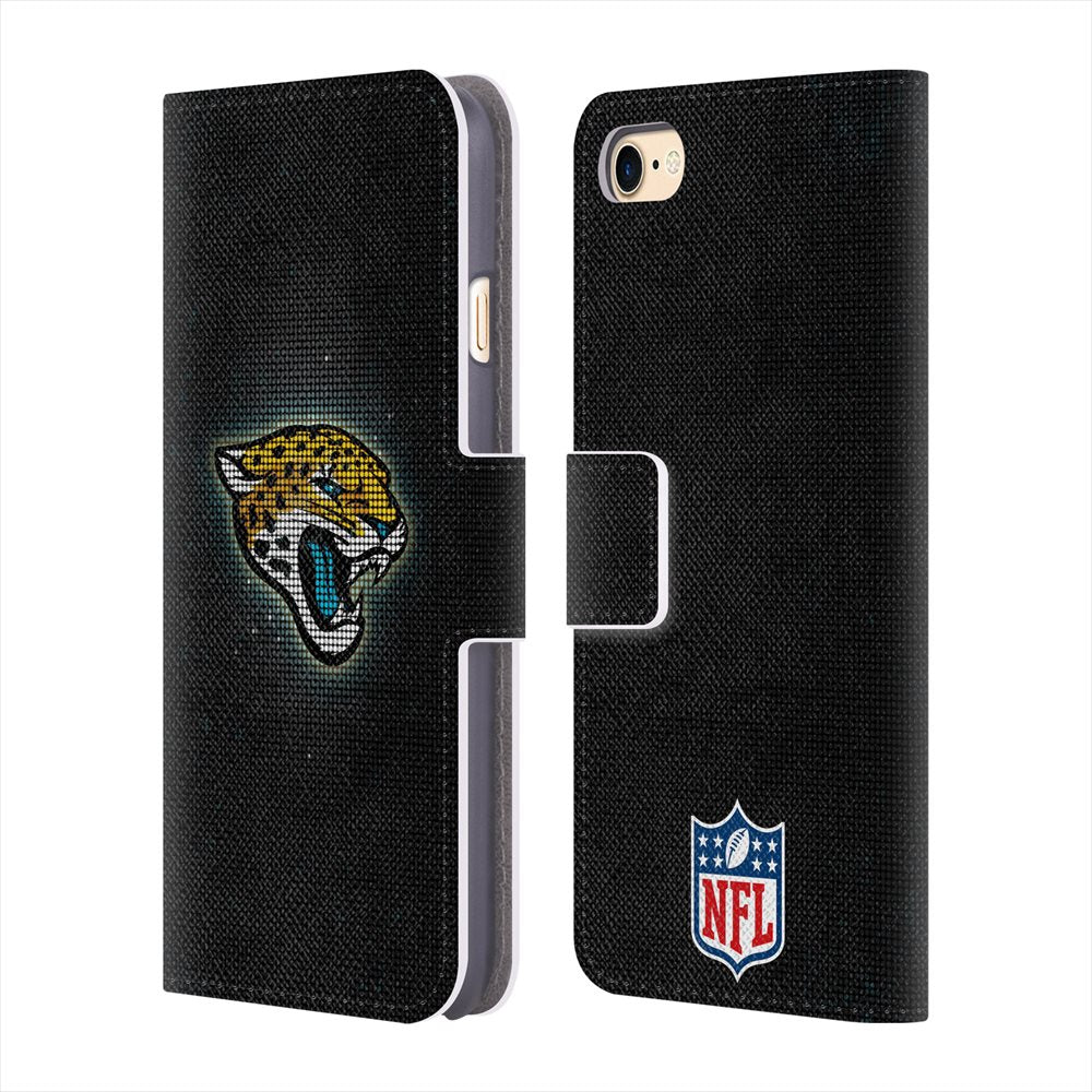 JACKSONVILLE JAGUARS（NFL） ジャクソンビルジャガーズ - LED レザー手帳型 / Apple iPhoneケース 【公式 / オフィシャル】