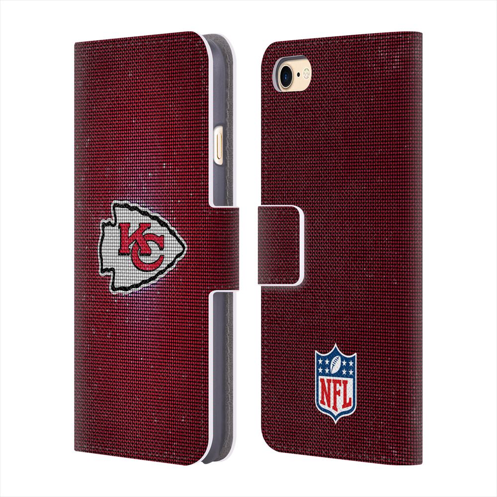 KANSAS CITY CHIEFS（NFL） カンザスシティチーフス - LED レザー手帳型 / Apple iPhoneケース 【公式 / オフィシャル】