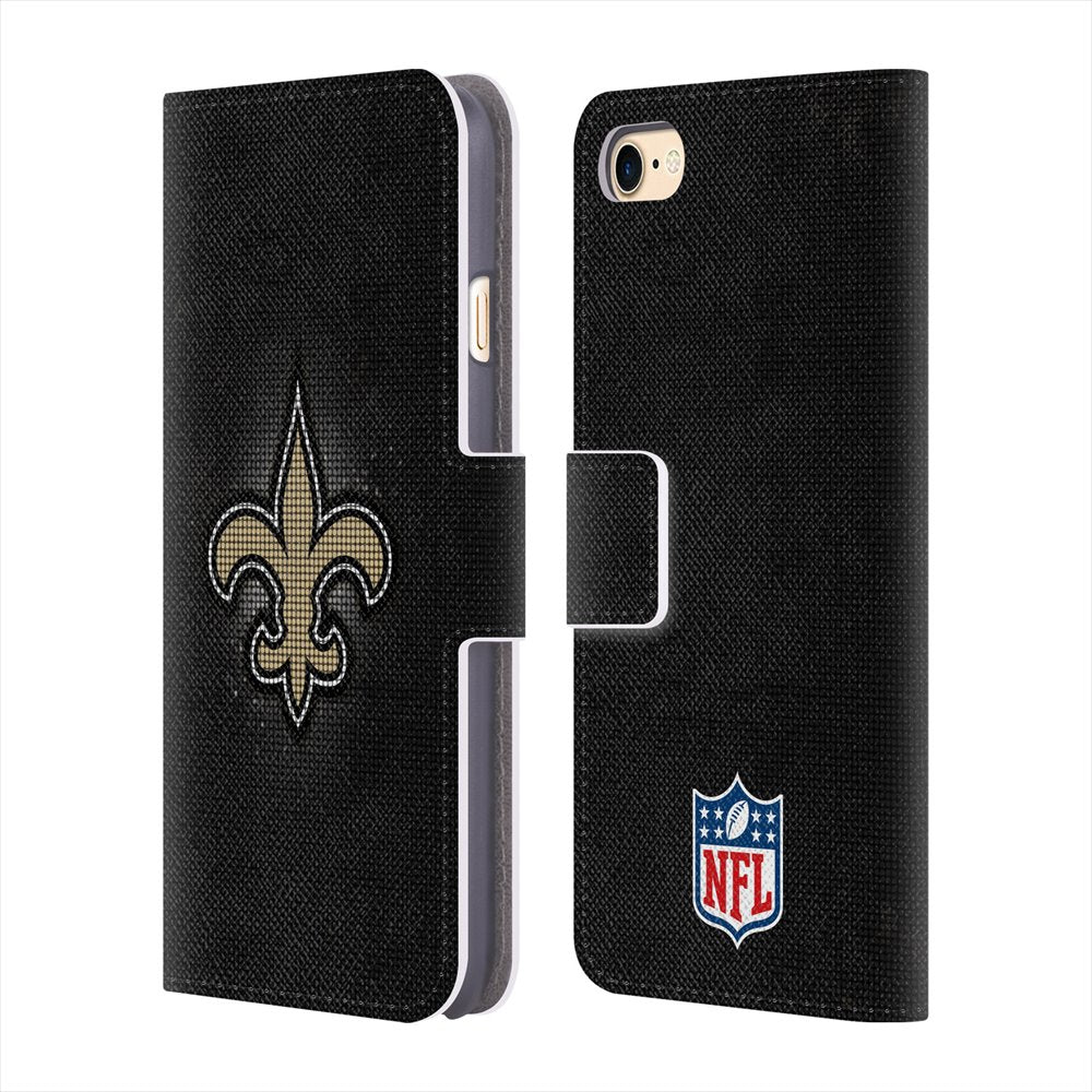 NEW ORLEANS SAINTS（NFL） ニューオーリンズセインツ - LED レザー手帳型 / Apple iPhoneケース 【公式 / オフィシャル】