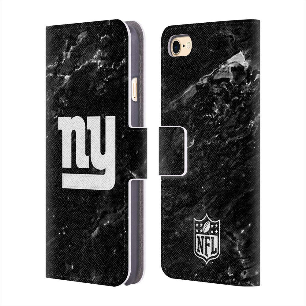 NEW YORK GIANTS（NFL） ニューヨークジャイアンツ - Marble レザー手帳型 / Apple iPhoneケース 【公式 / オフィシャル】