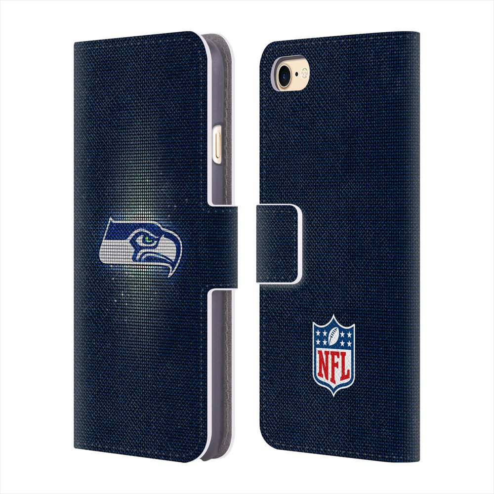 SEATTLE SEAHAWKS（NFL） シアトルシーホークス - LED レザー手帳型 / Apple iPhoneケース 【公式 / オフィシャル】