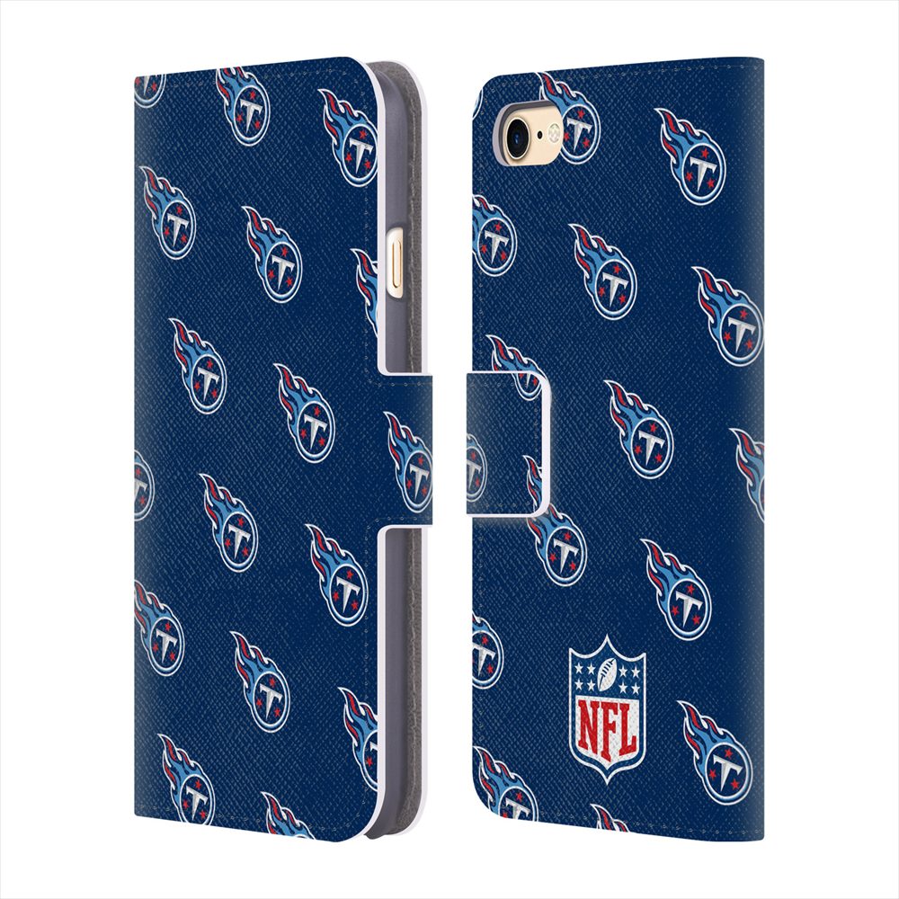 TENNESSEE TITANS（NFL） テネシータイタンズ - Patterns レザー手帳型 / Apple iPhoneケース 【公式 / オフィシャル】