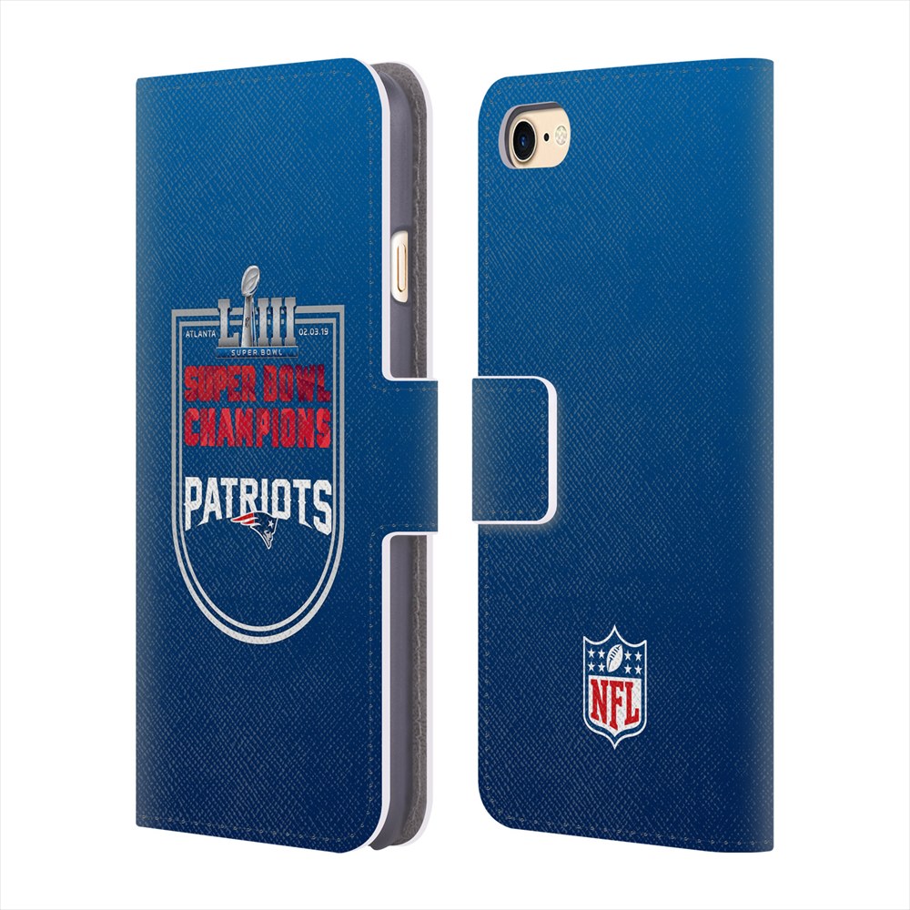 NEW ENGLAND PATRIOTS（NFL） パッツ - New England Patriots レザー手帳型 / Apple iPhoneケース 【公式 / オフィシャル】