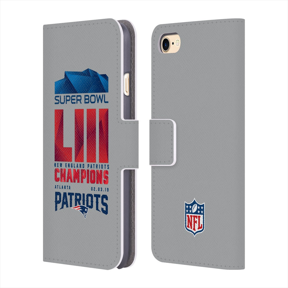 NEW ENGLAND PATRIOTS（NFL） パッツ - New England Patriots 2 レザー手帳型 / Apple iPhoneケース 【公式 / オフィシャル】