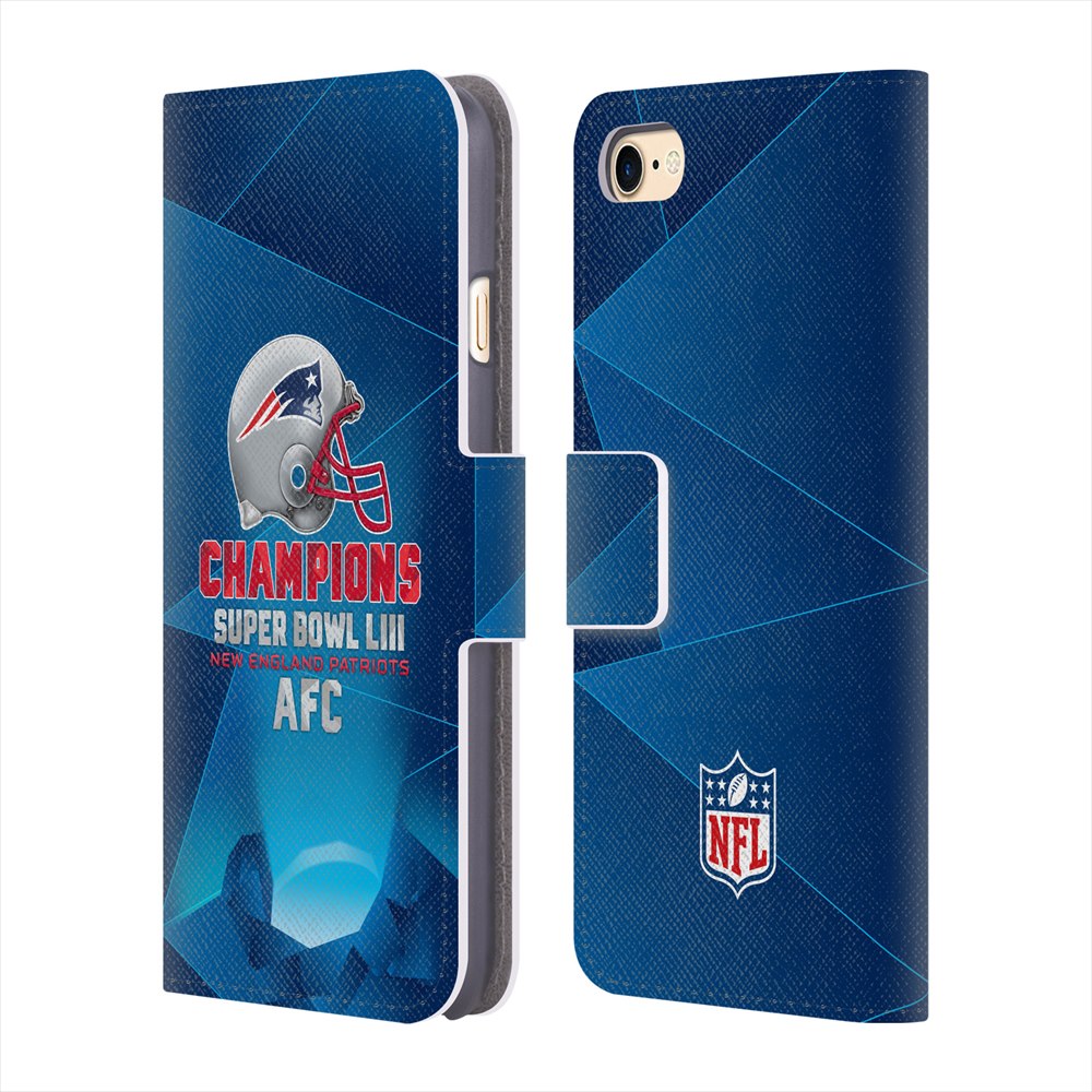 NEW ENGLAND PATRIOTS（NFL） パッツ - New England Patriots 5 レザー手帳型 / Apple iPhoneケース 【公式 / オフィシャル】