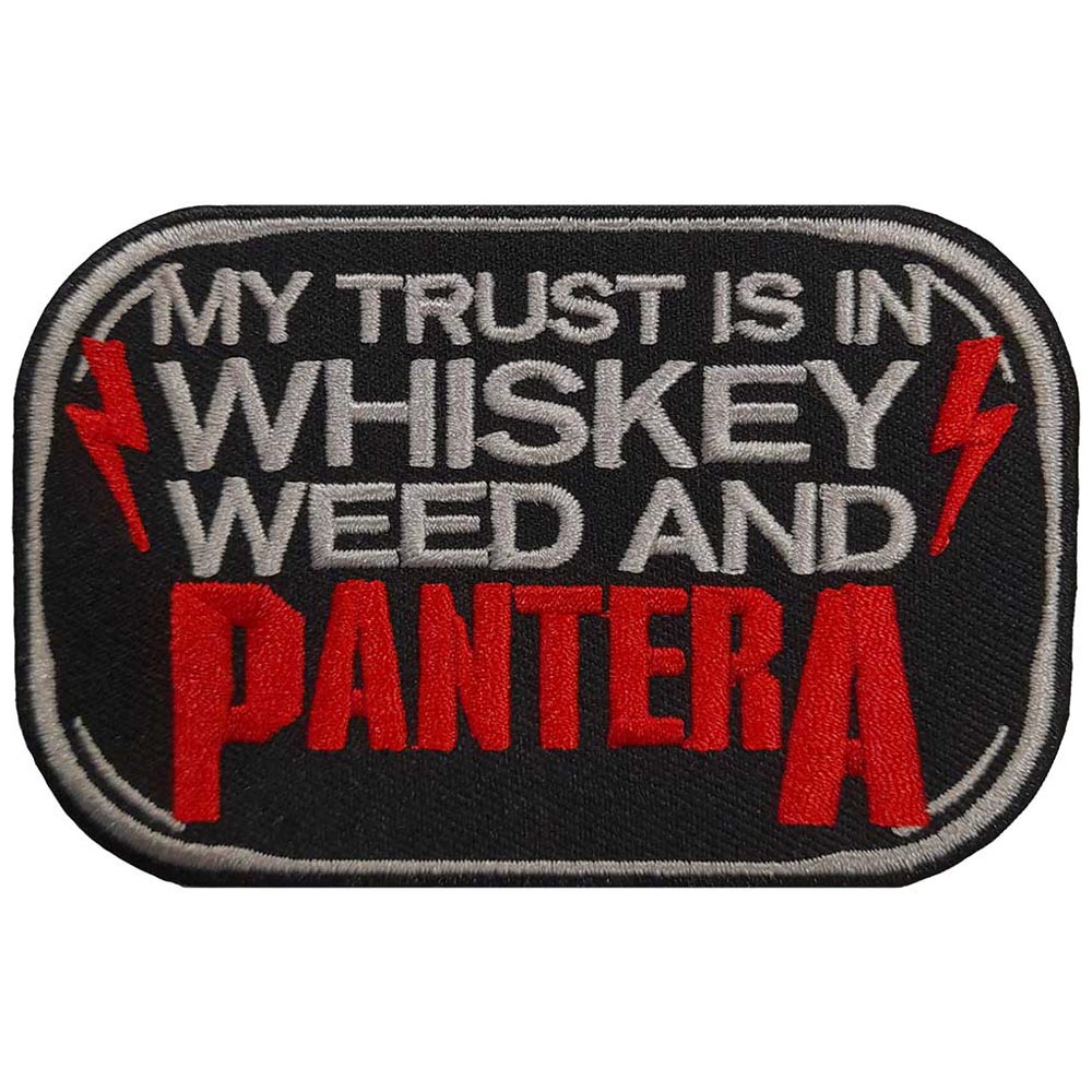 PANTERA パンテラ - Whiskey / ワッペン 【公式 / オフィシャル】