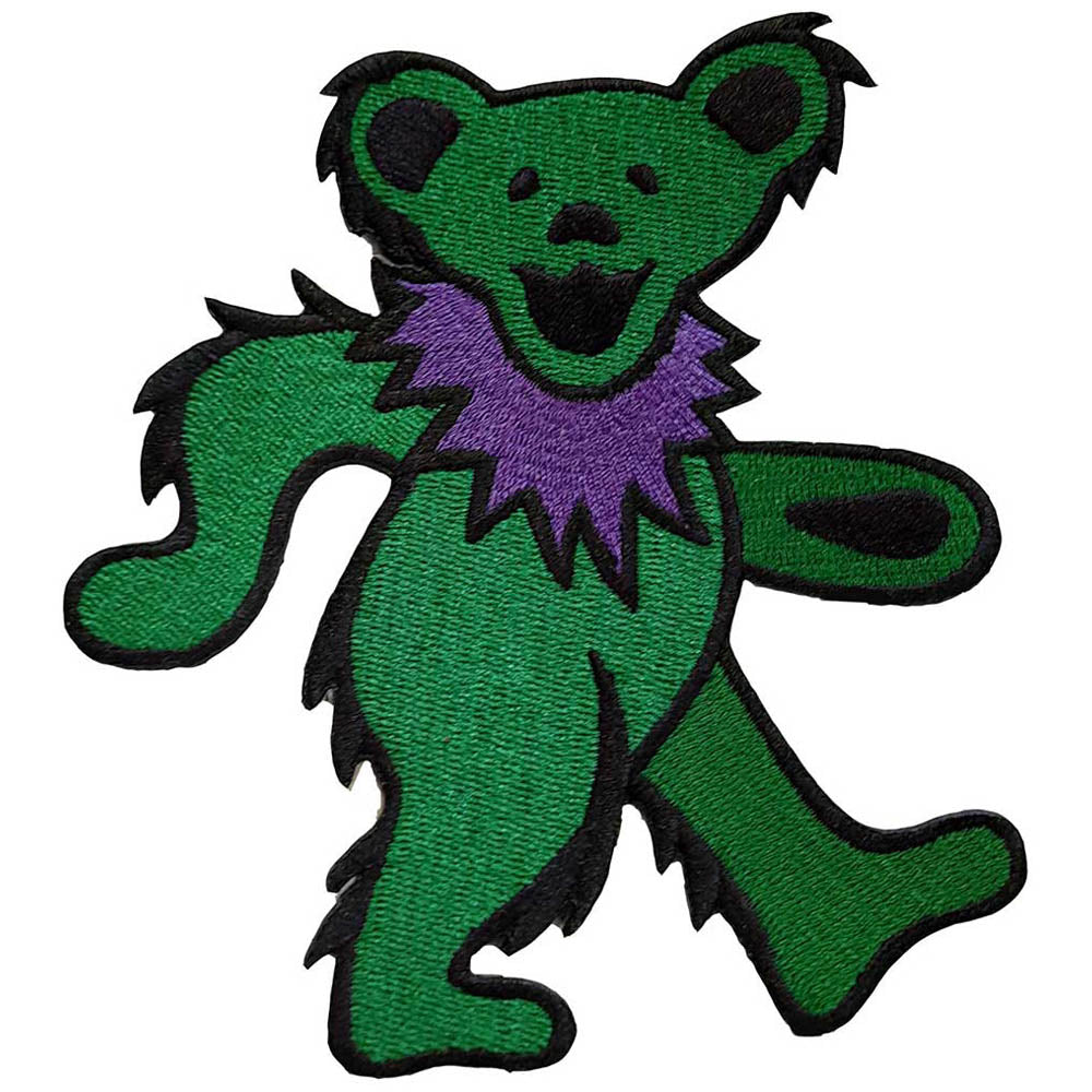 GRATEFUL DEAD グレイトフルデッド - Green Dancing Bear / ワッペン 【公式 / オフィシャル】