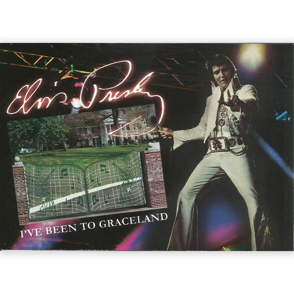 ELVIS PRESLEY エルヴィスプレスリー - I've Been to Graceland / ポストカード・レター 【公式 / オフィシャル】