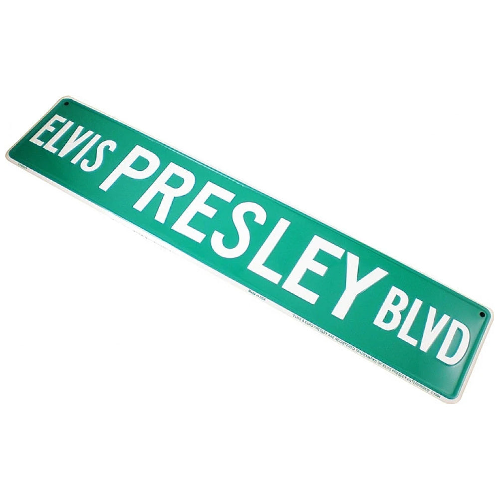 
                  
                    ELVIS PRESLEY エルヴィスプレスリー - Street Sign Elvis Presley Blvd / インテリア置物 【公式 / オフィシャル】
                  
                