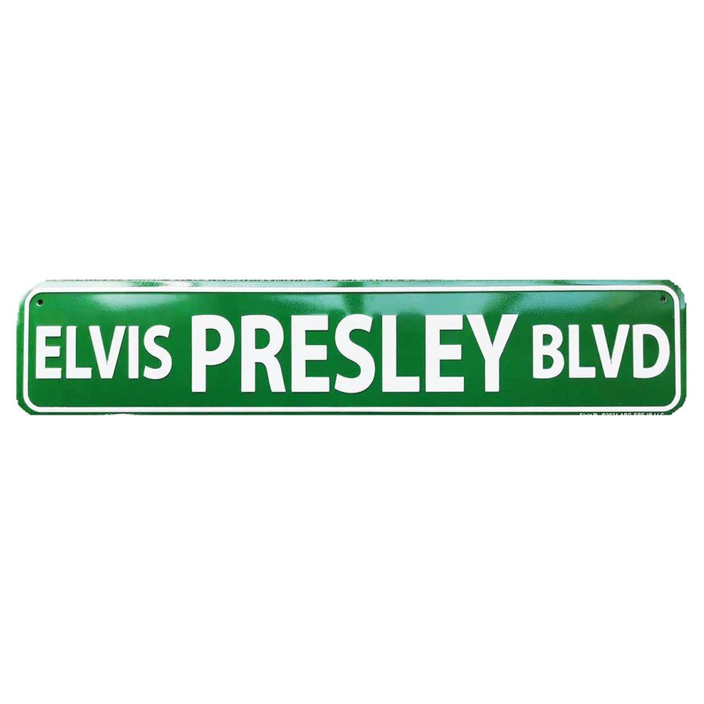 
                  
                    ELVIS PRESLEY エルヴィスプレスリー - Street Sign Elvis Presley Blvd / インテリア置物 【公式 / オフィシャル】
                  
                